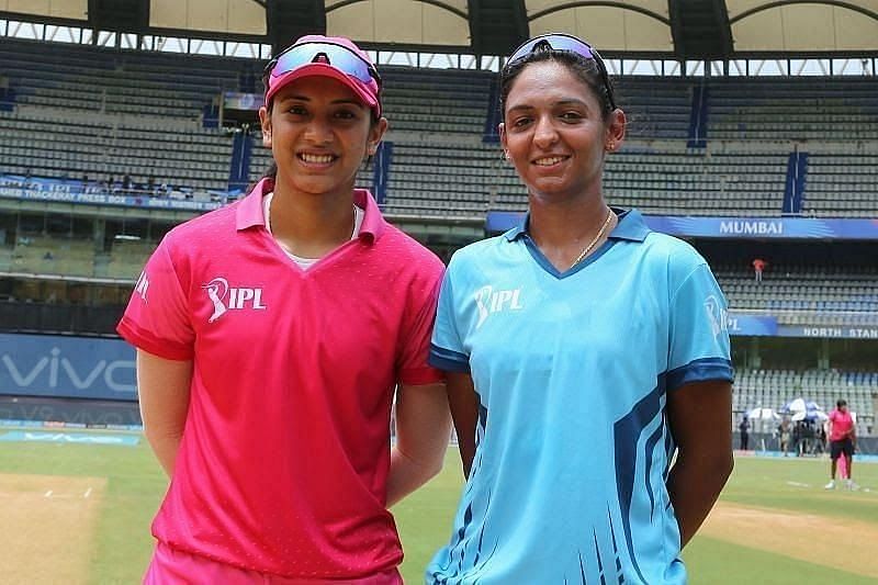 The captains of the two sides in the first match of the Women's IPL. Image credits - IPL